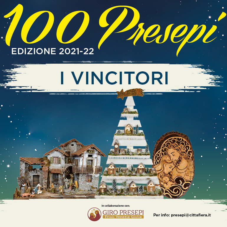 I vincitori dell'edizione "100 Presepi" 2021-22